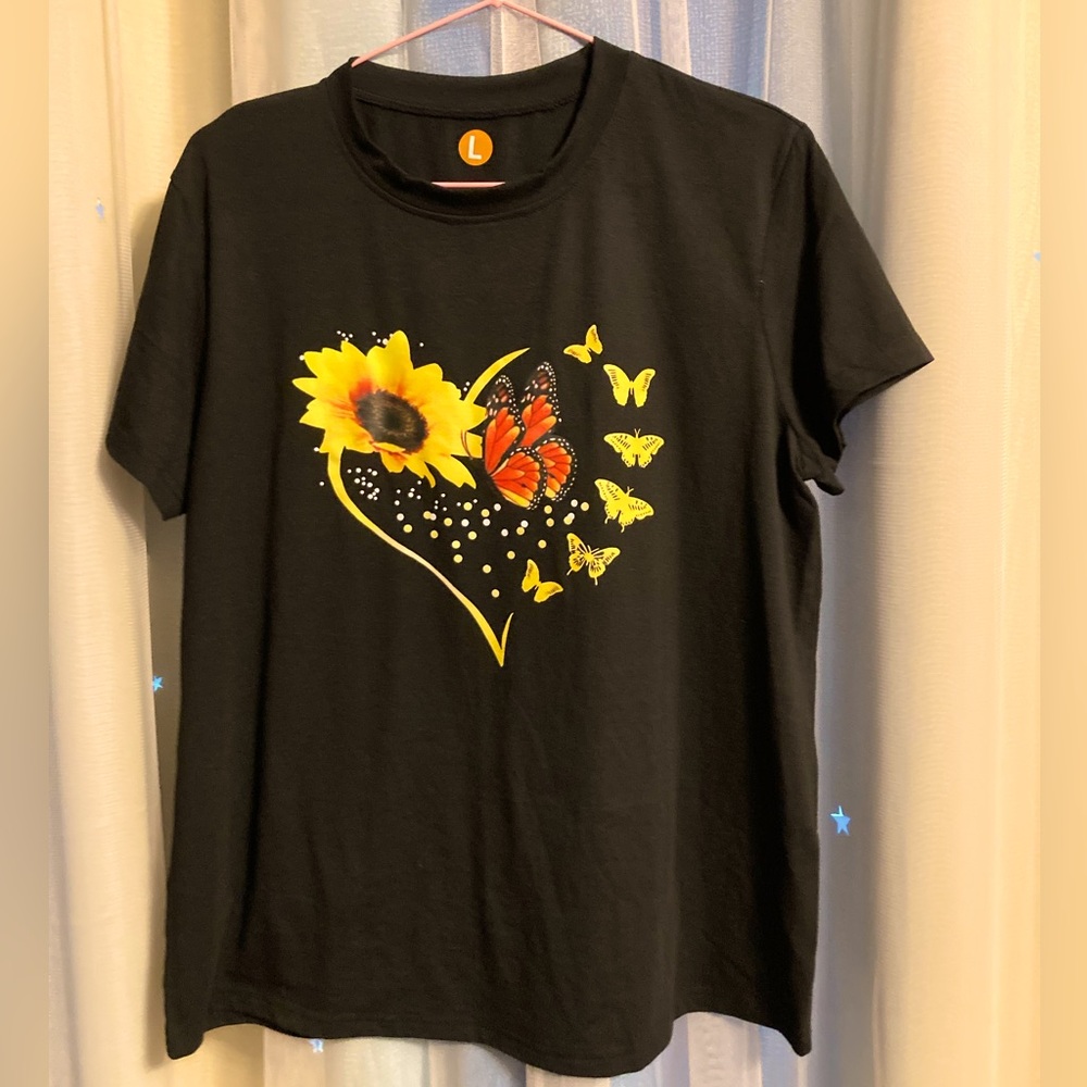 Butterfly tee L